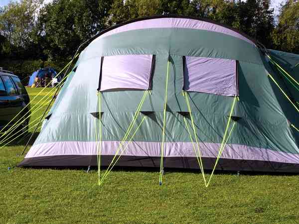 Spacious tent pitches Spacious tent pitches