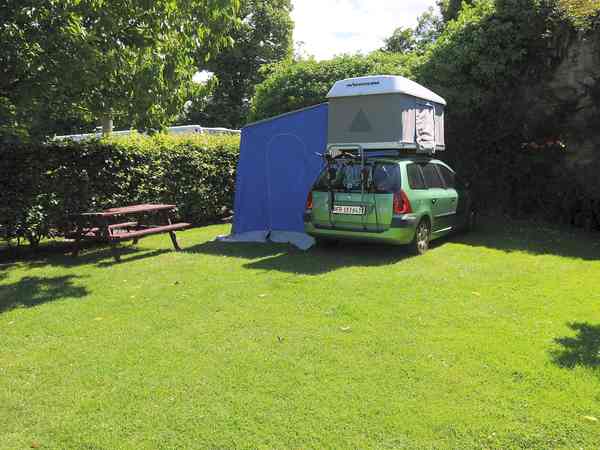 Grass touring pitch Grass touring pitch