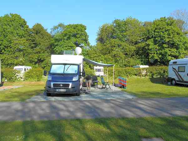 Plass for campingvogn på finsingel , med strøm