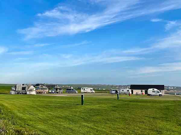 Electric hardstanding touring pitch