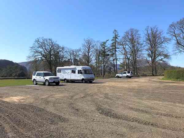 Non-electric hardstanding motorhome pitch