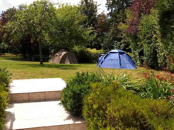 Electric optional hardstanding and grass pitch