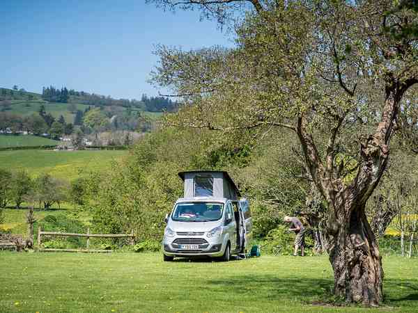 Emplacement sur herbe avec électricité (en bordure de rivière)