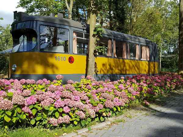 Outside of the tram cabin Outside of the tram cabin