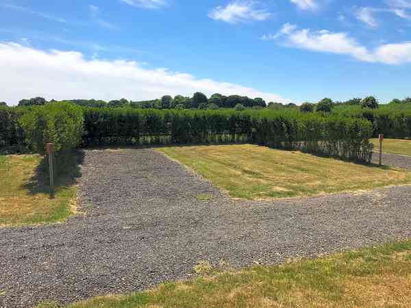 One of the spacious hardstanding pitches with water, waste and electricity One of the spacious hardstanding pitches with water, waste and electricity