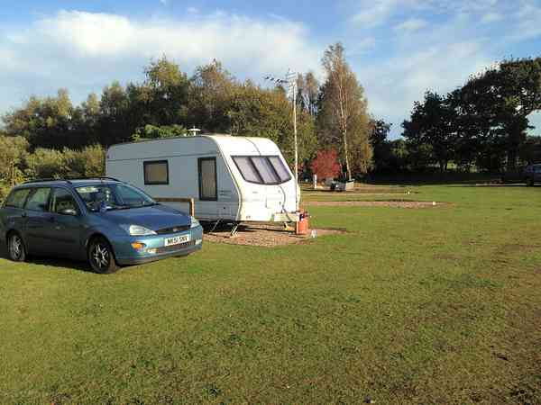 Electric optional hardstanding touring pitch