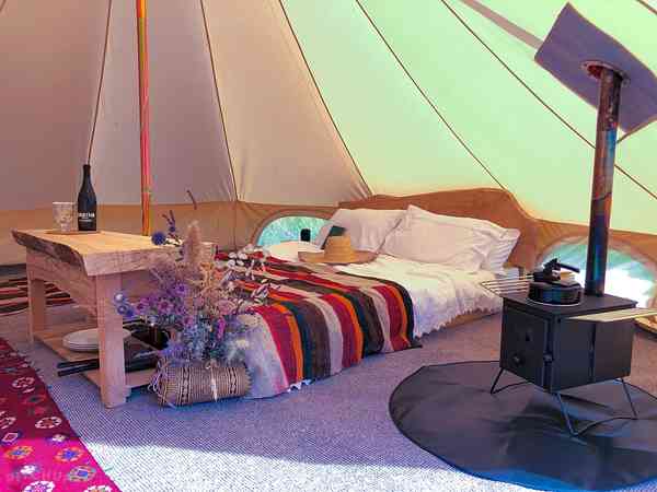 Sunrise bell tent