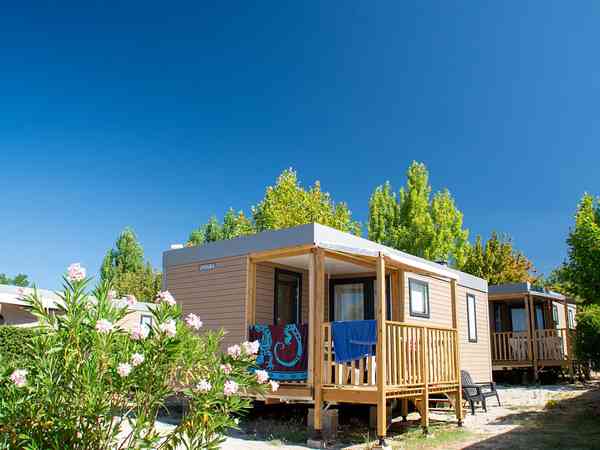 Mobil-home Sainte-Croix 2 chambres (air conditionné, terrasse couverte)