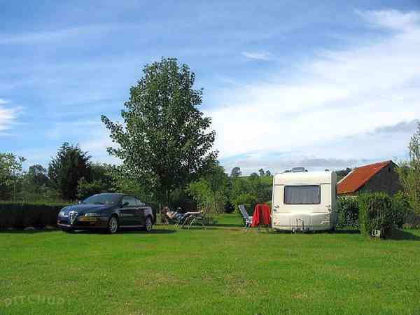 Zone B electric optional grass trailer tent or campervan pitch (large)