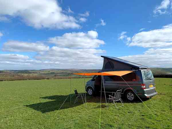 Non-electric grass campervan pitch