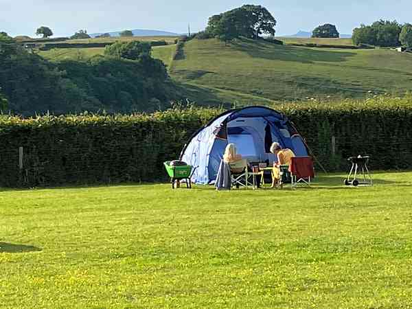 Emplacement pour tente sur herbe sans électricité