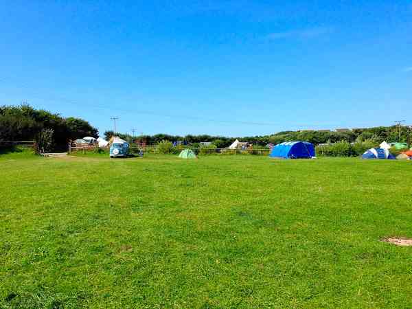 Non-electric grass tent pitch (small)