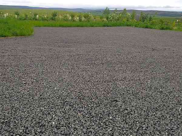 Electric gravel and hardstanding motorhome pitch (maximum 2 adults, maximum 6 metres)