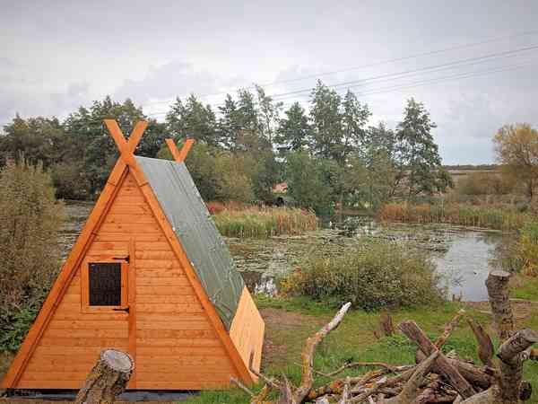 Baywatch wooden tipi (lake view)