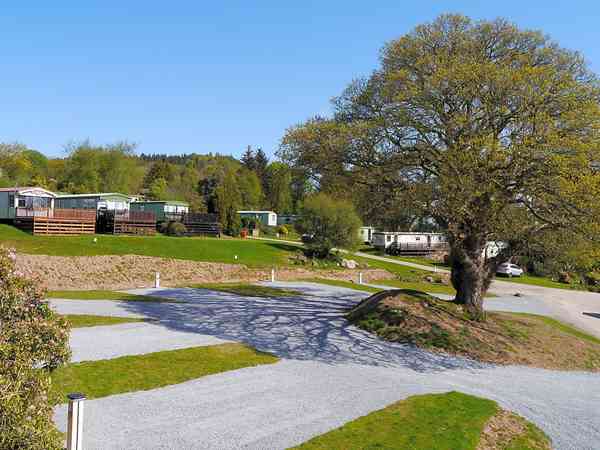 Electric grass and gravel touring pitch