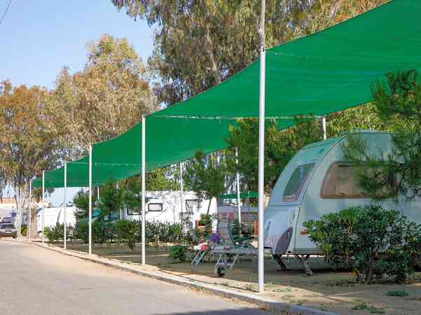 Electric optional hardstanding pitch