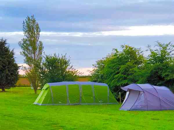 Spacious pitches Spacious pitches
