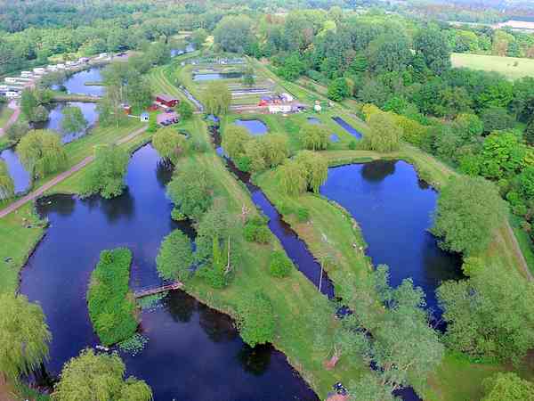 Aerial view of whole site. Aerial view of whole site.
