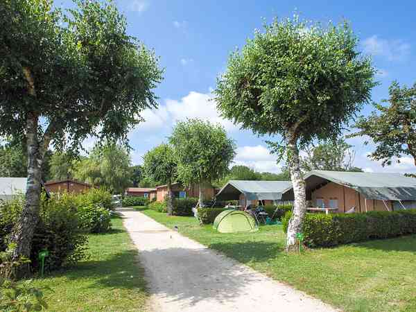 Tenda safari 2 camera (5 posti, senza bagni privati)