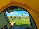 View of pen-y-ghent from tent