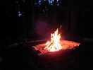 Firepit at night