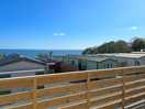 View from decking