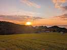 Sunset from dog field