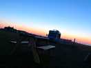 Sunset on campsite
