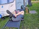 Think hes asleep