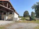 The barn with gas cooker, microwave, fridge, freezer and power sockets.