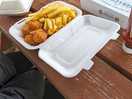 Food from the local takeaway
