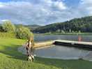 Safe pontoons for swimming & dog swimming allowed in certain areas.