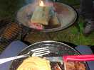 Steak on the fire