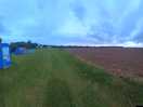 The view from the end of the field.