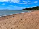 Beach view along the path