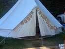 Bell tent at day