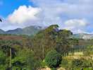View of the picos from our pitch.