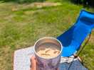 Cold brew at campsite