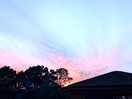 Sunset over camp