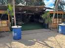 Tent area for gatherings