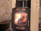 Log burner kept it very cosy.