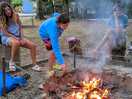 Singing badly around the campfire