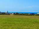 View to sea from our pitch