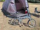 My bike and tent