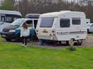 Spacious touring pitches