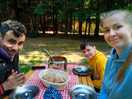 Having lunch our nice hungarian goulash