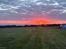 A beautiful sunset from lower pennycrocker farm