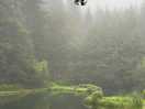The lakes in the morning mist