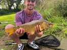 Fishing at the lakes at the campsite
