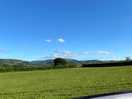 View of black mountains